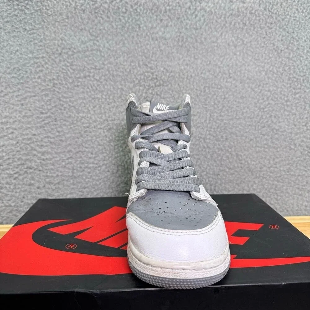 Nike Air Jordan 1‎ Retro High OG GS 2022 Gray White Men's Size 6.5 Sneakers